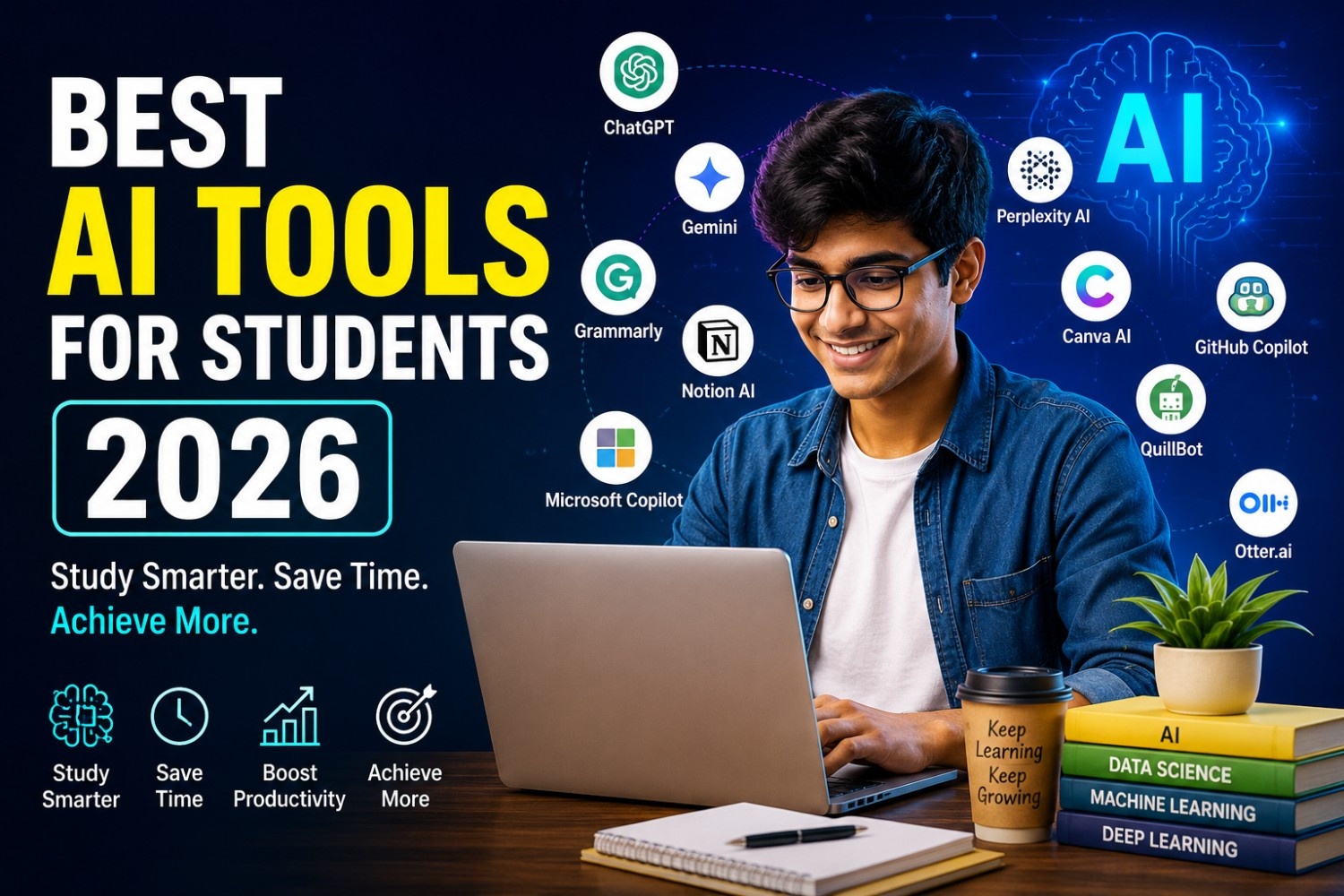 Best AI Tools for Students in 2026: 15 Free & Paid Tools to Boost Learning