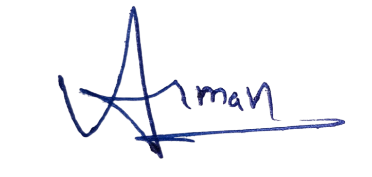 Arman Yadav signature